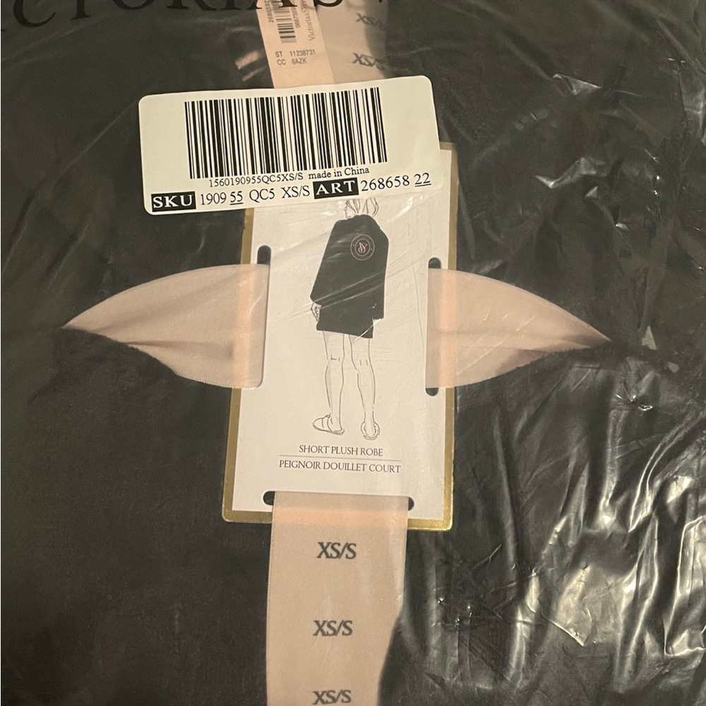 Victoria's Secret Black Signature Robe